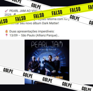 Pearl Jam não tem show marcado no Brasil; venda de ingresso é golpe
