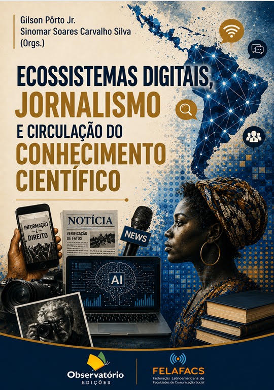 UFT publica livro sobre ecossistemas digitais, jornalismo e circulação do conhecimento científico
